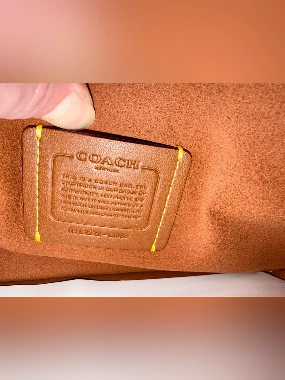Coach Tabby 26 signature